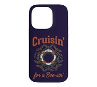 Custodia per iPhone 14 Pro Cruisin' for a Boo-sin 'Halloween Bats Salvagente