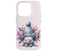 Custodia per iPhone 14 Pro Cute Aesthetic Spring Must Haves With Lilac Gnome Graphic