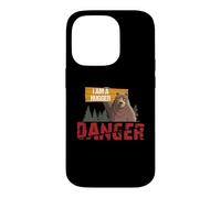 Custodia per iPhone 14 Pro Cute Bear Gifts - Danger I Am A Hugger - Bears Hug Gift