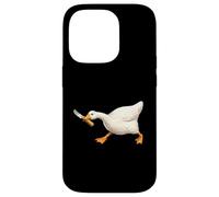 Custodia per iPhone 14 Pro Cute but Dangerous Duck with Knife Funny Silly Duck Meme