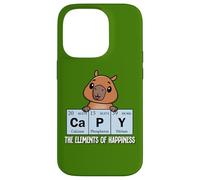 Custodia per iPhone 14 Pro Cute Kids Science Kawaii Elements of Happiness Capybara