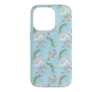 Custodia per iPhone 14 Pro Cute Womens Girls Kids Pattern Baby Manatee Lover
