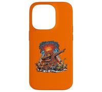 Custodia per iPhone 14 Pro Dabbing Volcano Geography Volcanologist Scary Dinosaur
