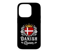 Custodia per iPhone 14 Pro Danish Queen Denmark Flag Proud Danish Woman