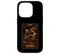Custodia per iPhone 14 Pro Darkness Skeleton Nail Boss The Nail Techs Life Tarocchi Carta