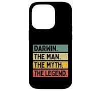 Custodia per iPhone 14 Pro Darwin The Man The Myth The Legend Citazione personalizzata divertente