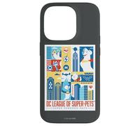 Custodia per iPhone 14 Pro DC League of Super-Pets Krypto, Ace and PB Ready for Action