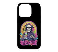 Custodia per iPhone 14 Pro Dead Cool Tristo Mietitore Scheletro Summerween Beach Cocktail