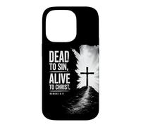 Custodia per iPhone 14 Pro Dead to Sin, Alive to Christ - Romans 6:11 Christian Faith