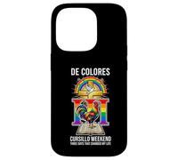 Custodia per iPhone 14 Pro DeColores Cursillo Rainbow Rooster Cattolico
