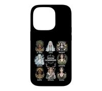 Custodia per iPhone 14 Pro Dee della Luna Strega Pagana Divina Femminile Arte