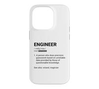 Custodia per iPhone 14 Pro Definizione Ingegnere Divertente Sarcastico STEM Nerd Scienza Matematica