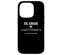 Custodia per iPhone 14 Pro Design di viaggio coordinato St Croix USVI