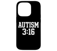 Custodia per iPhone 14 Pro Design Tipografico Accettazione Autismo