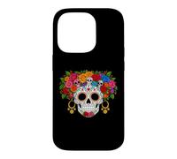 Custodia per iPhone 14 Pro Dia De Los Muertos dead Day of the Hanging skulls