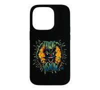 Custodia per iPhone 14 Pro Dilofosauro veleno tossico al neon di Jurassic Park