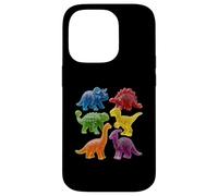 Custodia per iPhone 14 Pro Dinosauri gommosi - caramelle dolci colorate