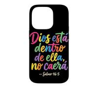 Custodia per iPhone 14 Pro Dios Esta Dentro De Ella No Caera Cristianos Fede religiosa