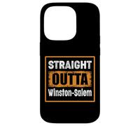 Custodia per iPhone 14 Pro Direttamente fuori Winston-Salem North Carolina USA Retro Humor