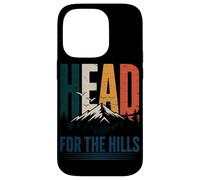 Custodia per iPhone 14 Pro Dirigetevi Verso Le Colline Retro Forest Hikers Mountains