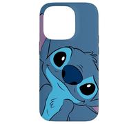 Custodia per iPhone 14 Pro Disney Lilo and Stitch Cute Stitch Face Slate Gray