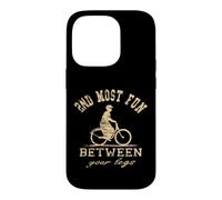 Custodia per iPhone 14 Pro Divertente 2 ° più divertente tra le gambe bicicletta vintage