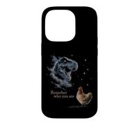 Custodia per iPhone 14 Pro Divertente antenato di pollo T-Rex Ricorda chi sei