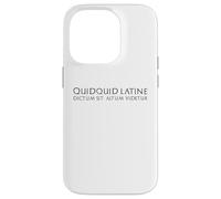 Custodia per iPhone 14 Pro Divertente classico latino proverbio - Antica citazione di Roma