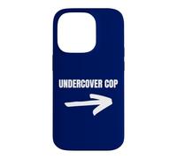 Custodia per iPhone 14 Pro Divertente compagno di polizia e sposato con un poliziotto sotto copertura