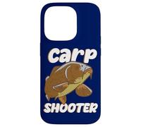 Custodia per iPhone 14 Pro Divertente Fish Hunter Carp Shooter Citazione Pesce D'acqua Dolce Fisher
