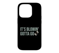 Custodia per iPhone 14 Pro Divertente kiteboarding It's Blowin' Gotta Go