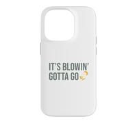 Custodia per iPhone 14 Pro Divertente kiteboarding It's Blowin' Gotta Go