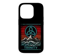 Custodia per iPhone 14 Pro Divertente nodo Trinity per gli amanti della natura mistica