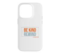 Custodia per iPhone 14 Pro Divertente Nostalgico Be Kind Rewind VHS