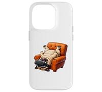 Custodia per iPhone 14 Pro Divertente Pug VR Gaming Dog Art