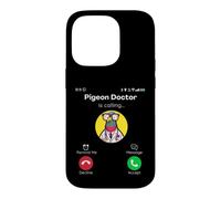 Custodia per iPhone 14 Pro Doctor Pigeon Calling Meme Racing Piccioni per Uomini Donne Bambini