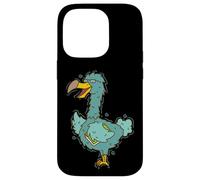Custodia per iPhone 14 Pro Dodo Uccello con occhiali e libro