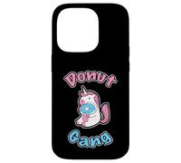 Custodia per iPhone 14 Pro Donut Gang divertente unicorno dolce dente ciambella amante