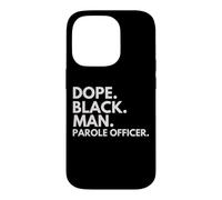 Custodia per iPhone 14 Pro Dope Black Man, agente per la libertà vigilata, Afro-American Pride