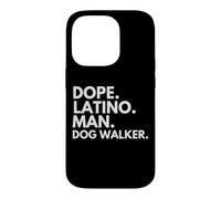 Custodia per iPhone 14 Pro Dope Latino Man Dog Walker Latin Heritage Hispanic Pride