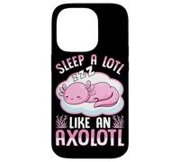 Custodia per iPhone 14 Pro Dormi un sacco come un axolotl