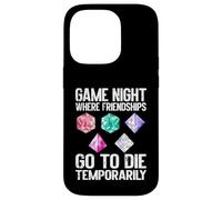 Custodia per iPhone 14 Pro Dove le amicizie muoiono temporaneamente Game Night