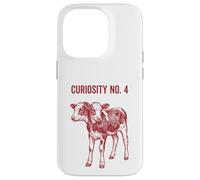 Custodia per iPhone 14 Pro Due teste vitello xilografia illustrazione tassidermia stranezza