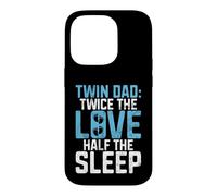 Custodia per iPhone 14 Pro Due volte l'amore metà del sonno Twin Dad