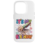 Custodia per iPhone 14 Pro È il mio compleanno calamaro gigante