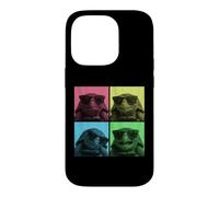 Custodia per iPhone 14 Pro Eastern Box Tartaruga Pop Art Divertente Turtle Lover Photo Booth