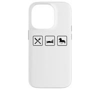 Custodia per iPhone 14 Pro Eat Sleep Tölt - Cavallo islandese