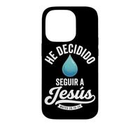 Custodia per iPhone 14 Pro Egli Decidido Seguir A Jesús Battesimo spagnolo Cristianos Preghiera