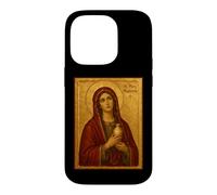 Custodia per iPhone 14 Pro Elegante icona cattolica di Santa Maria Maddalena