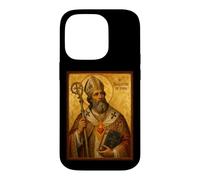 Custodia per iPhone 14 Pro Elegante icona cattolica di Sant'Agostino d'Ippona
